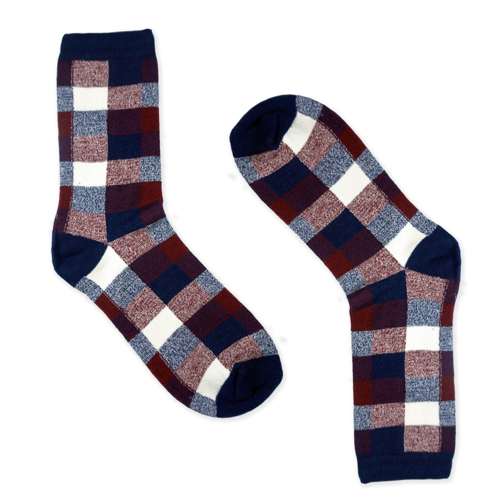 plaid dress socks