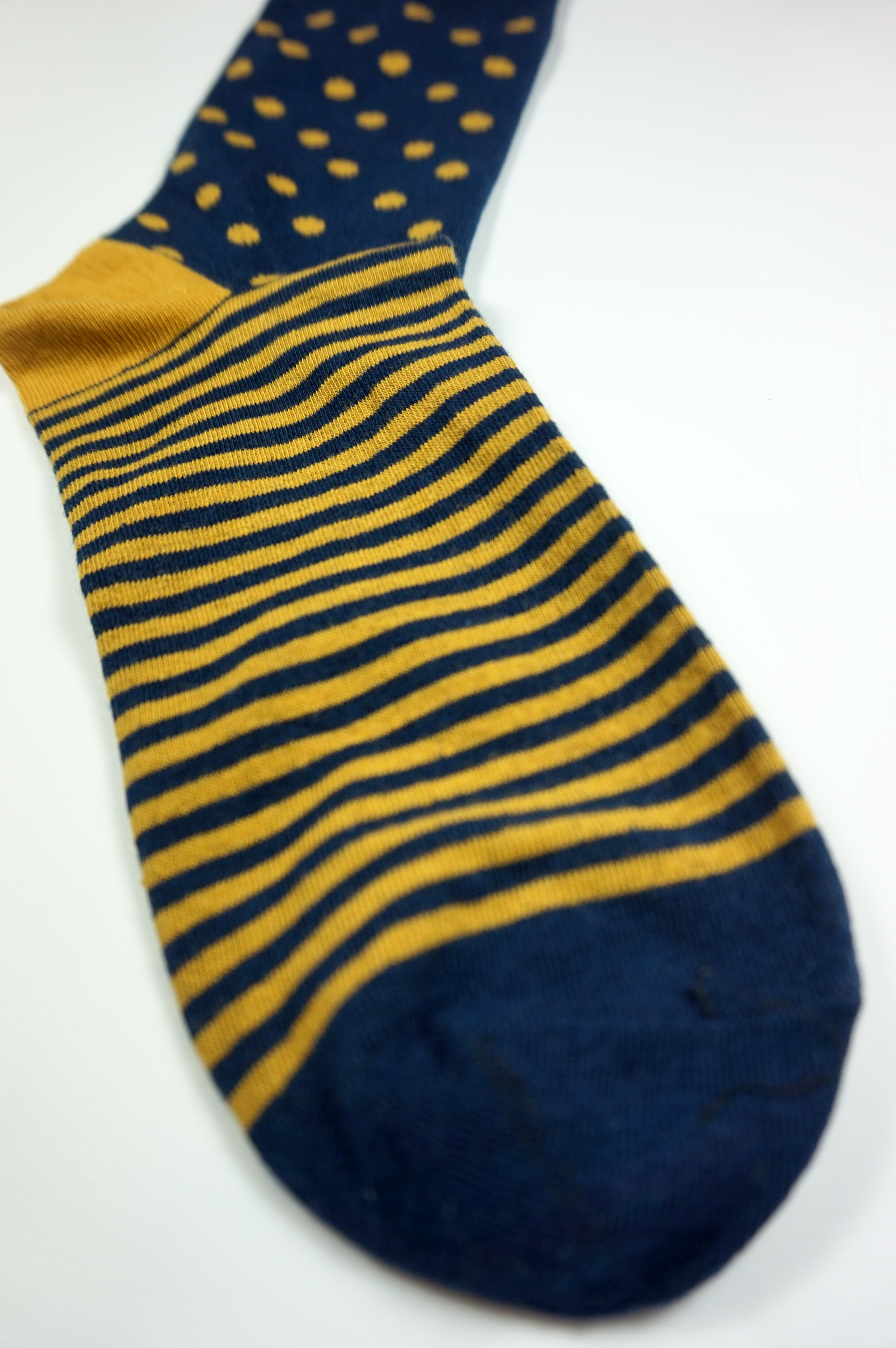 polka stripe dress socks